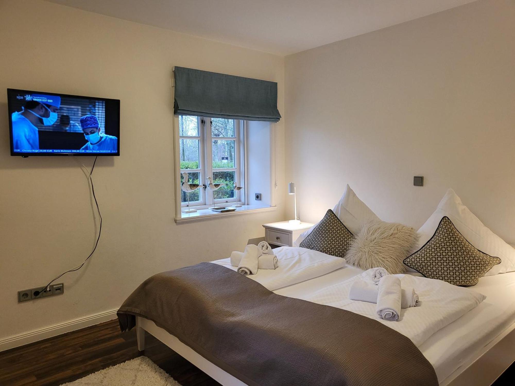 Ferienwohnung 1 Im Reetdachhaus Muehlenhof Sankt Peter-Ording Esterno foto