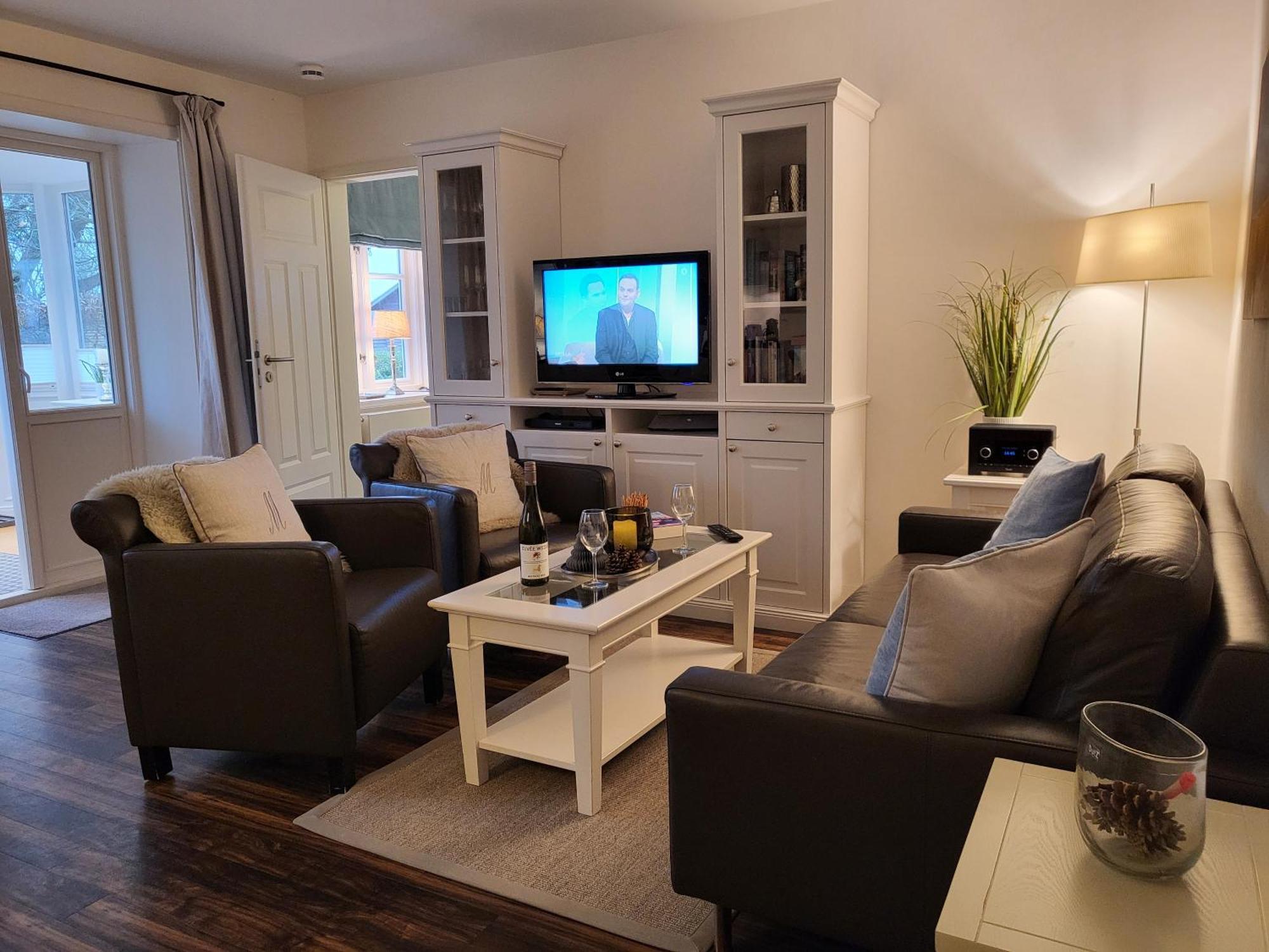 Ferienwohnung 1 Im Reetdachhaus Muehlenhof Sankt Peter-Ording Esterno foto